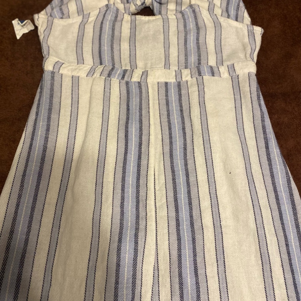 NWT Indigo Rein Striped Button-Down Dress - Picture 3 of 5